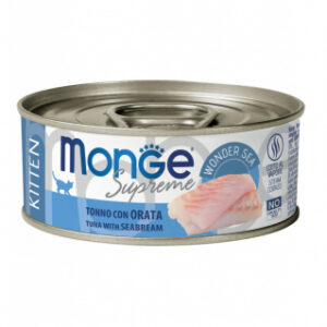 Monge - Supreme Kitten Cat Tonno con Orata 80 g