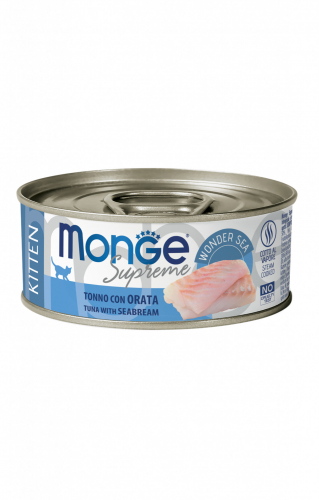 Monge - Supreme Kitten Cat Tonno con Orata 80 g