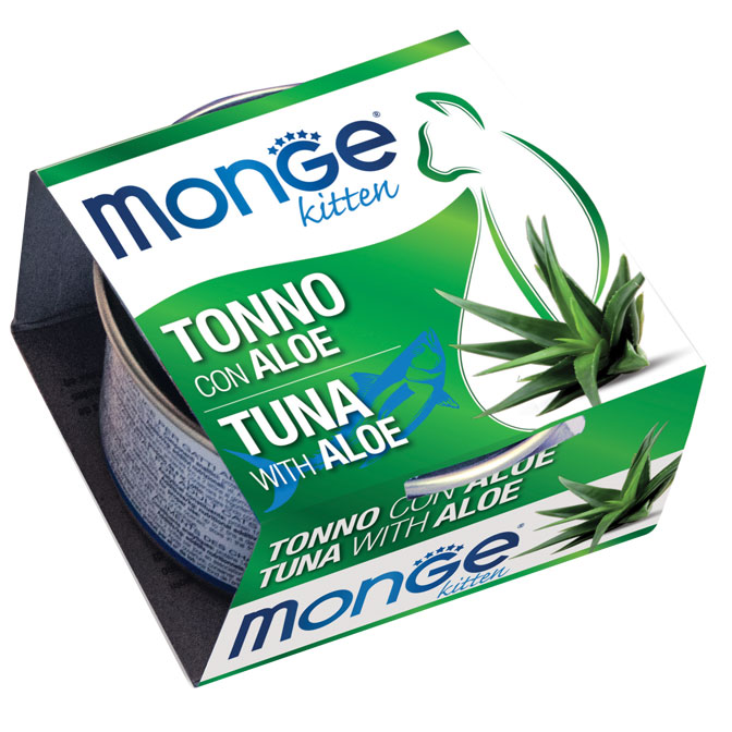 Monge - Natural Superpremium Fruits Kitten con Tonno e Aloe 80 g