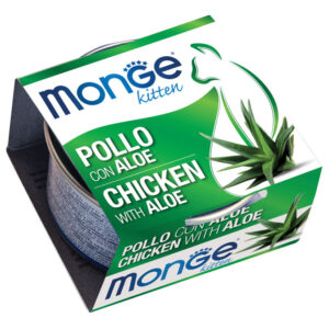 Monge - Natural Superpremium Fruits Kitten con Pollo e Aloe 80 g