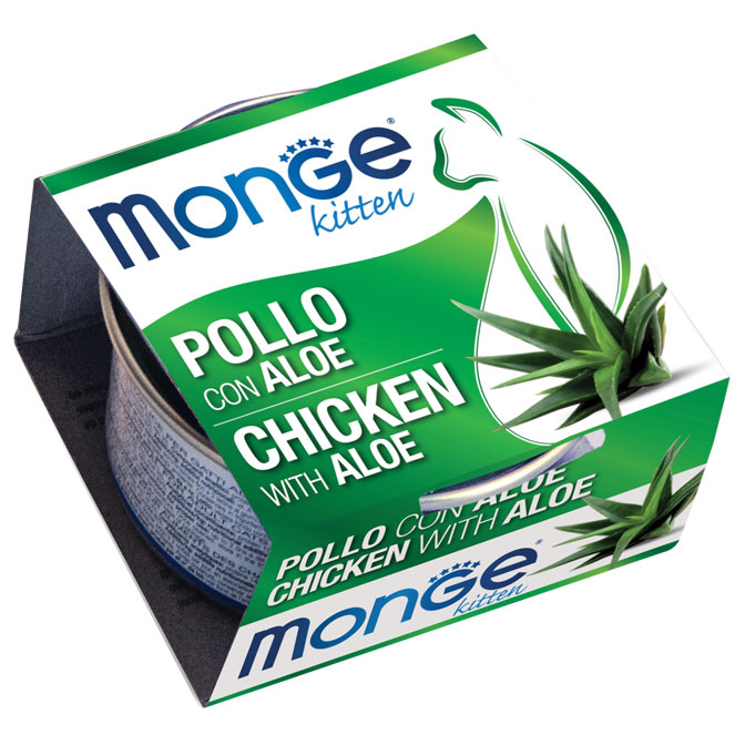 Monge - Natural Superpremium Fruits Kitten con Pollo e Aloe 80 g