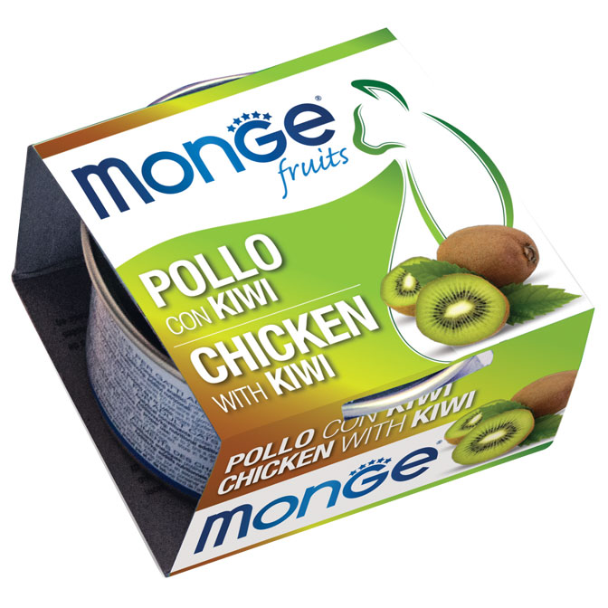 Monge - Natural Superpremium Fruits Pollo con Kiwi 80 g