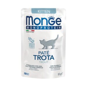 Monge - Natural Superpremium Monoprotein Kitten Trota 85 g
