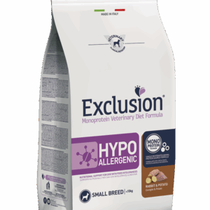 Exclusion - Diet Hypoallergenic Small Breed Coniglio e Patate 2 Kg