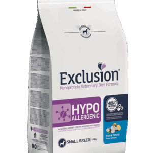 Exclusion - Diet Hypoallergenic Small Breed Pesce e Patate 2 Kg