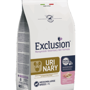 Exclusion - Diet Urinary con Maiale, Sorgo e Riso