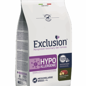 Exclusion - Diet Hypoallergenic Small Breed Cavallo e Patate 2 Kg