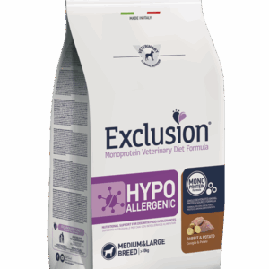 Exclusion - Diet Hypoallergenic Medium/Large Breed Coniglio e Patate 12 Kg