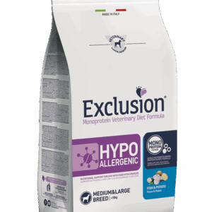 Exclusion - Diet Hypoallergenic Medium/Large Breed Pesce e Patate
