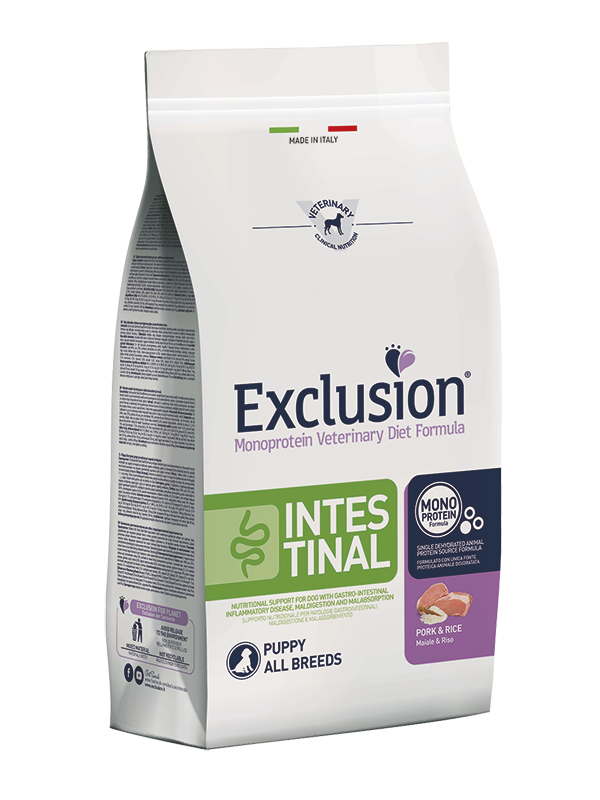 Exclusion - Diet Intestinal Maiale e Riso Puppy All Breed