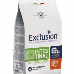 Exclusion - Diet Intestinal Medium/Large Breed Maiale e Riso