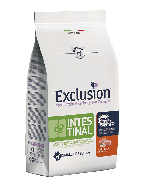 Exclusion - Diet Intestinal Small Breed Maiale e Riso