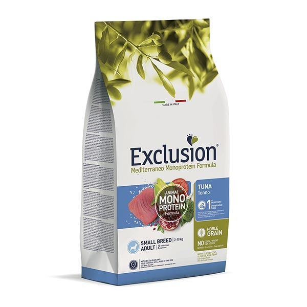 Exclusion - Mediterraneo Monoprotein Adult Small Breed con Tonno
