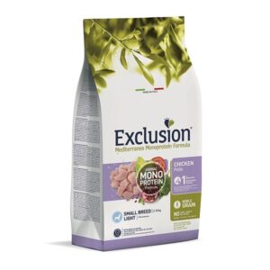 Exclusion - Mediterraneo Monoprotein Light Small Breed con Pollo