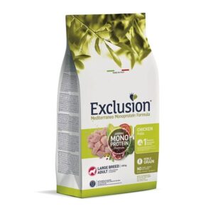 Exclusion - Mediterraneo Monoprotein Adult Large Breed con Pollo 12 Kg