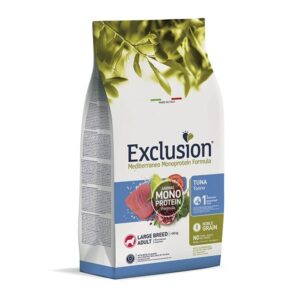Exclusion - Mediterraneo Monoprotein Adult Large Breed con Tonno 12 Kg