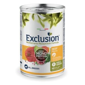 Exclusion - Mediterraneo Monoprotein Adult All Breed con Manzo 400 g