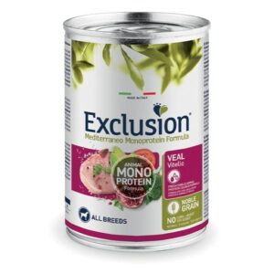 Exclusion - Mediterraneo Monoprotein Adult All Breed con Vitello 400 g