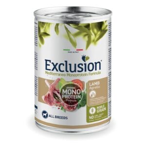 Exclusion - Mediterraneo Monoprotein Adult All Breed con Agnello 400 g