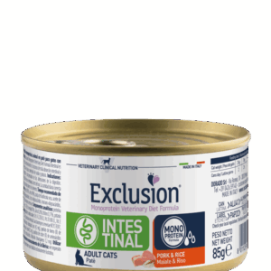 Exclusion - Diet Intestinal Cat Maiale e Riso 85 g
