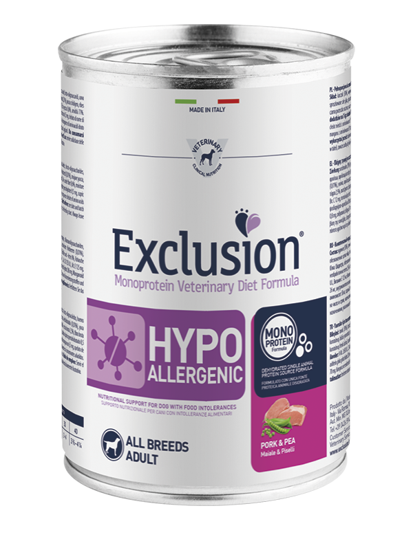 Exclusion - Diet Hypoallergenic Maiale e Piselli