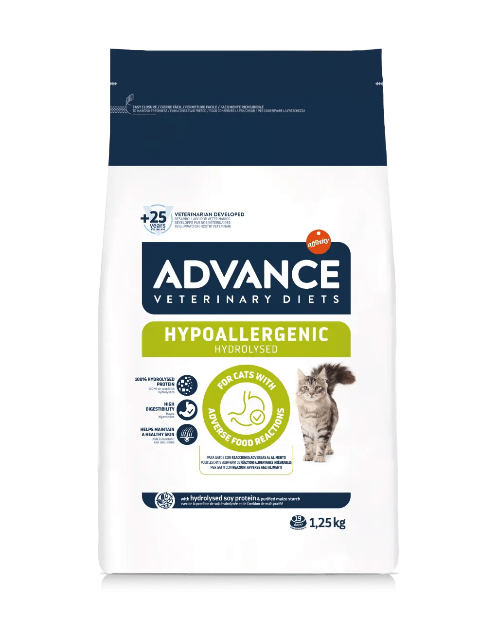 Advance Veterinary Diets Gatto Hypoallergenic 1,25 Kg