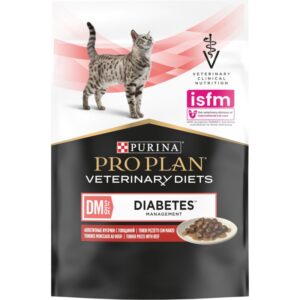 Purina - Pro Plan Cat Diet D.M Diabete Management 85 g Manzo