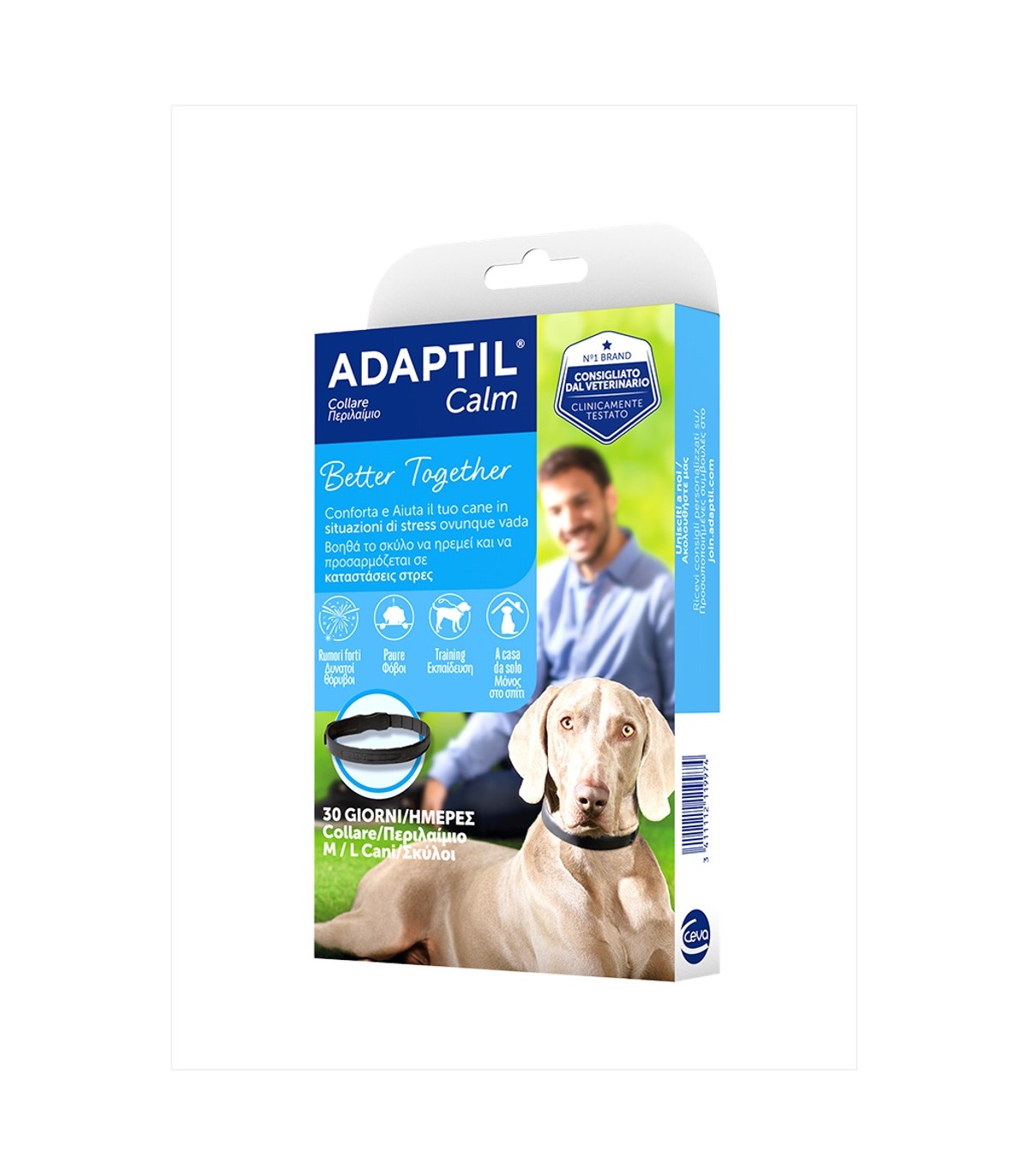 Ceva Salute Animale - Adaptil Calm Collare Regolabile M/L