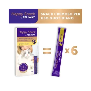 Ceva Salute Animale - Feliway Sticks Happy Snack al Pollo 6 Sticks