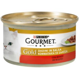 Gourmet Gold - Dadini in Salsa- Manzo 85 g