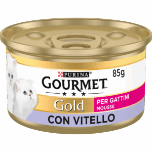 Gourmet Gold - Mousse - per Gattini con Vitello 85 g