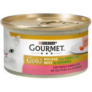 Gourmet Gold - Mousse - con Verdure Trota e Pomodori 85 g