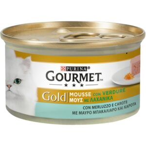 Gourmet Gold - Mousse - con Verdure Merluzzo e Carote 85 g