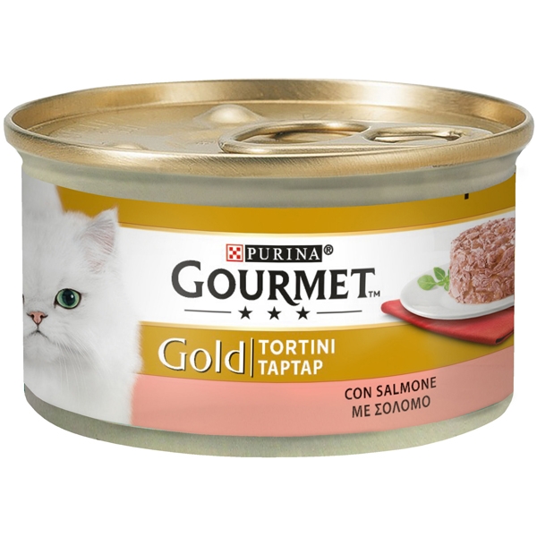 Gourmet Gold - Tortini - con Salmone 85 g