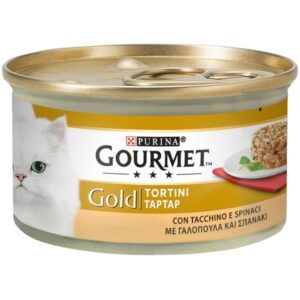 Gourmet Gold - Tortini - con Tacchino e Spinaci 85 g