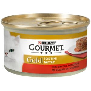 Gourmet Gold - Tortini - con Manzo e Pomodori 85 g