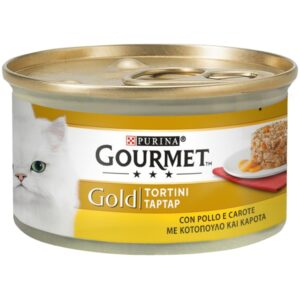 Gourmet Gold - Tortini - con Pollo e Carote 85 g