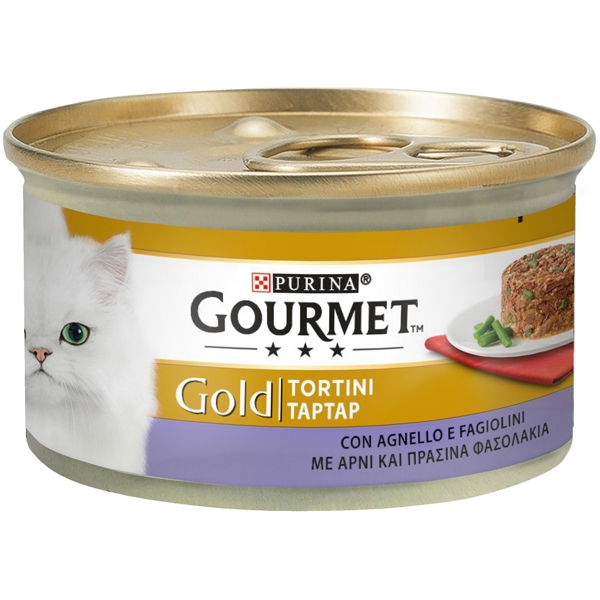 Gourmet Gold - Tortini - con Agnello e Fagiolini 85 g