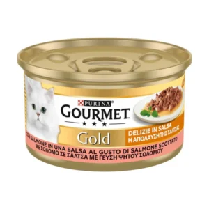 Gourmet Gold - Delizie in Salsa - con Salmone 85 g
