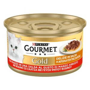 Gourmet Gold - Delizie in Salsa - con Manzo 85 g