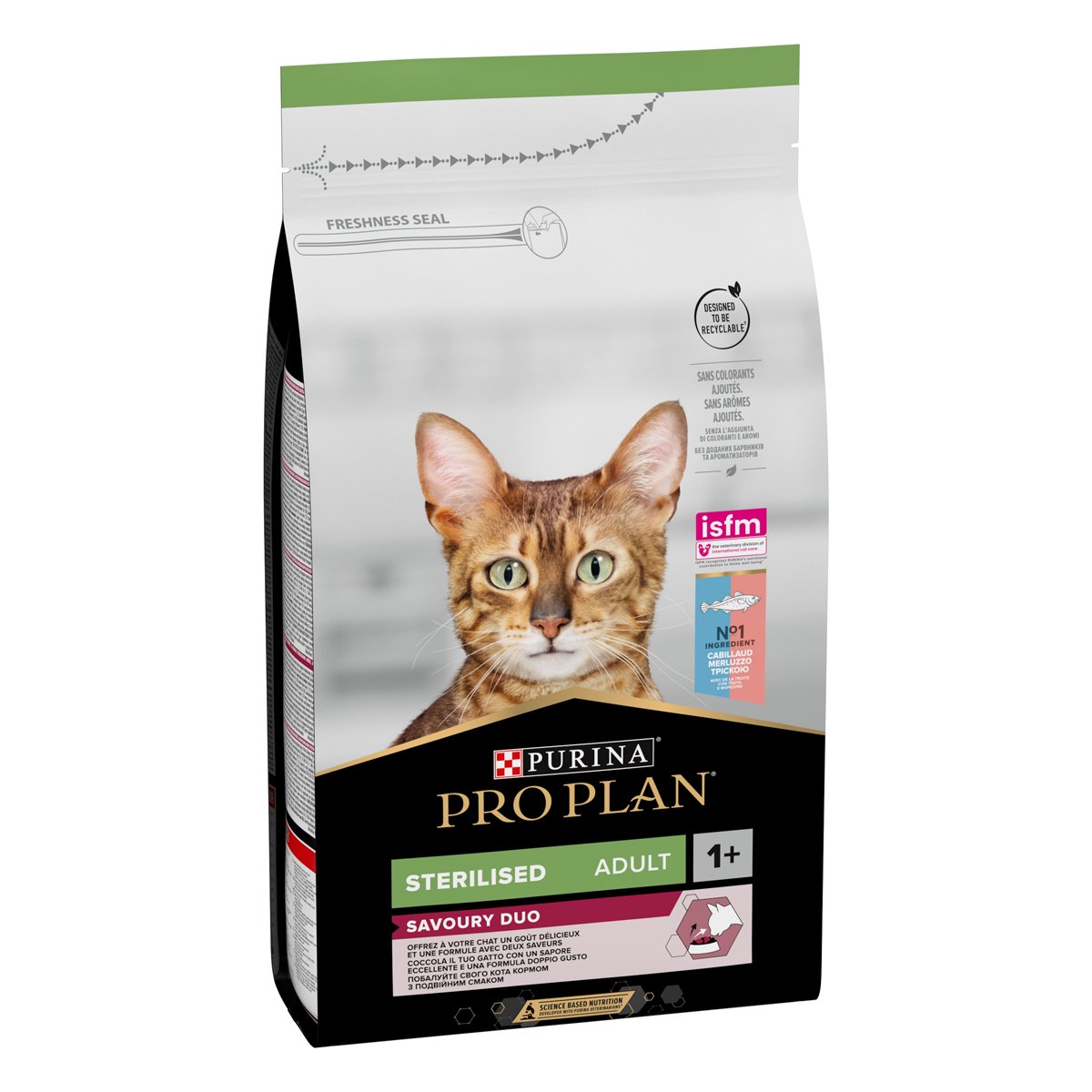 Purina - Pro Plan Sterilised Adult 1+ Savoury Duo Merluzzo e Trota 1,5 Kg