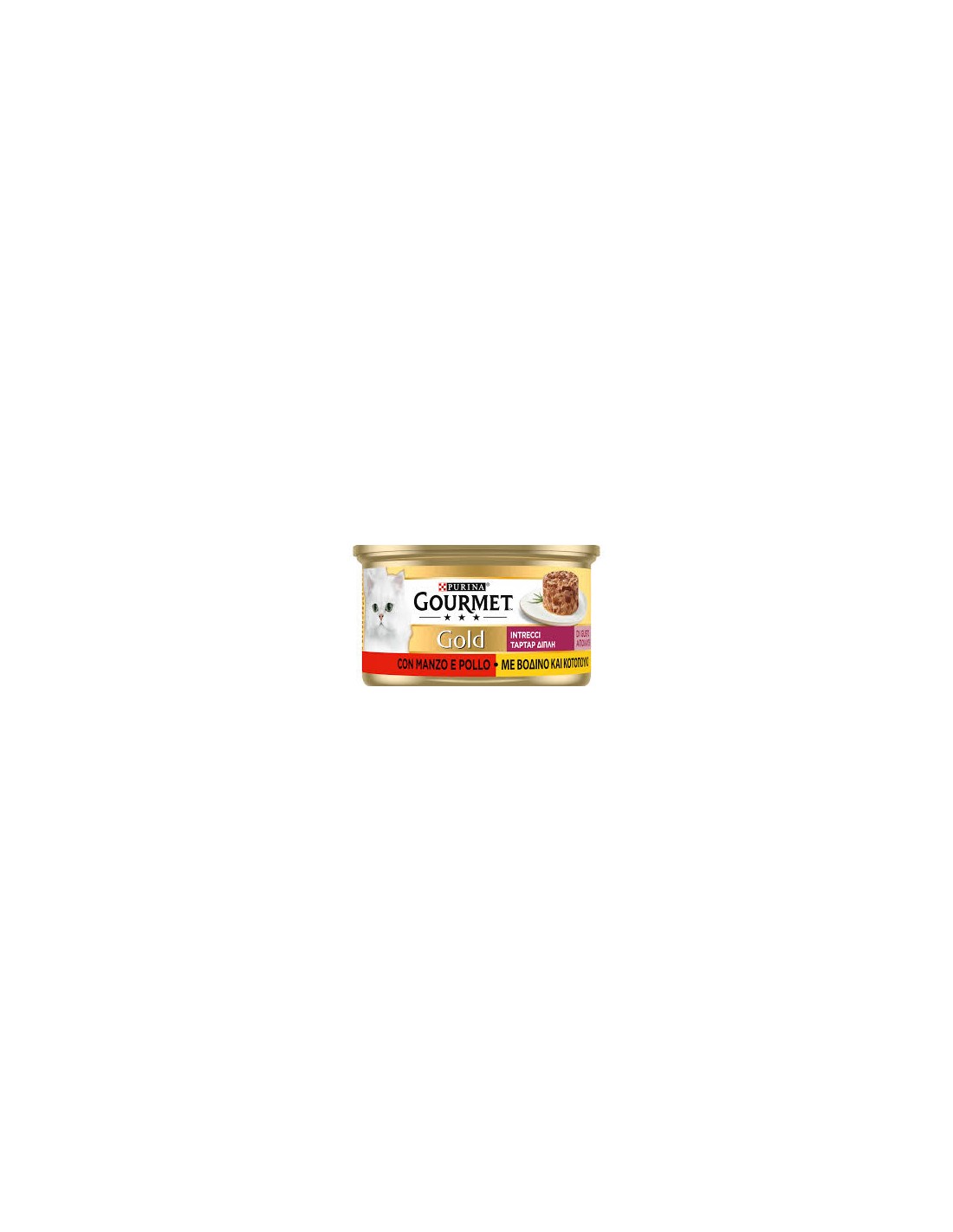 Gourmet Gold - Intrecci di Gusto - Pollo e Manzo 85 g