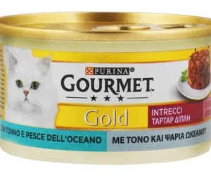 Gourmet Gold - Intrecci di Gusto - Tonno e Pesce dell'Oceano 85 g