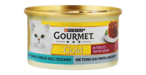 Gourmet Gold - Intrecci di Gusto - Tonno e Pesce dell'Oceano 85 g