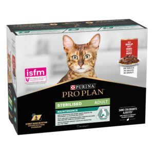 Purina-Pro Plan Sterilised Adult Multipack Manzo 10 x 85 g