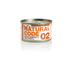 Natural Code - Gatto 02 Pollo e Gamberetti 85 g