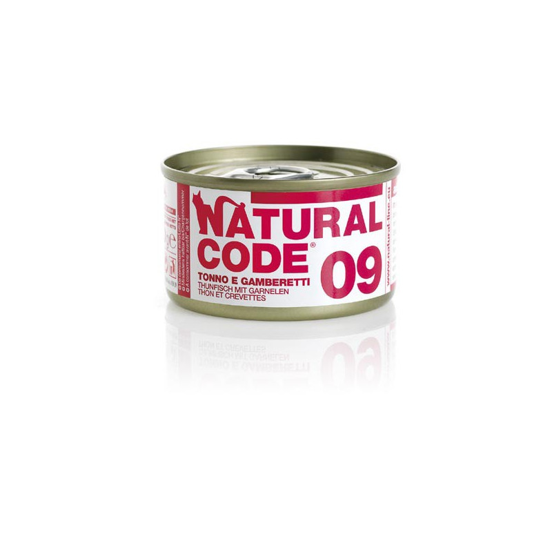Natural Code - Gatto 09 Tonno e Gamberetti 85 g