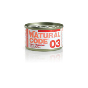 Natural Code - Gatto 03 Pollo e Salmone 85 g