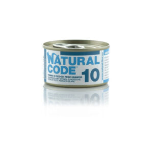 Natural Code - Gatto 10 Tonno e Piccoli Pesci Bianchi 85 g
