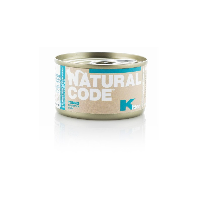 Natural Code - Gatto Kitten Tonno 85 g